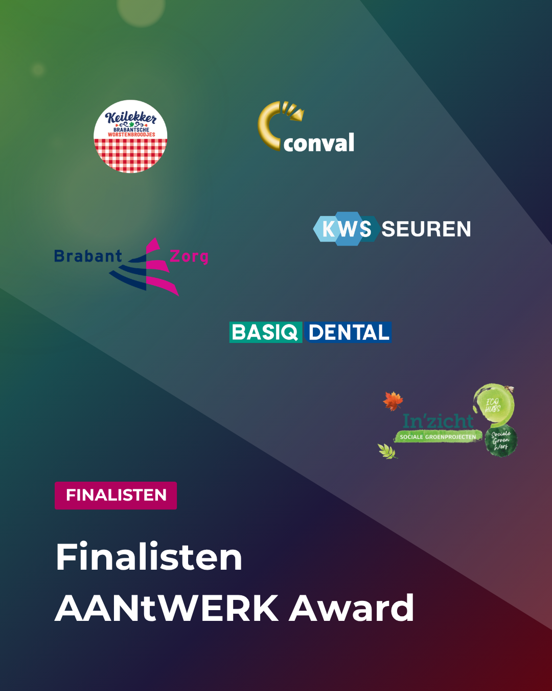Finalisten AANtWERK Award
